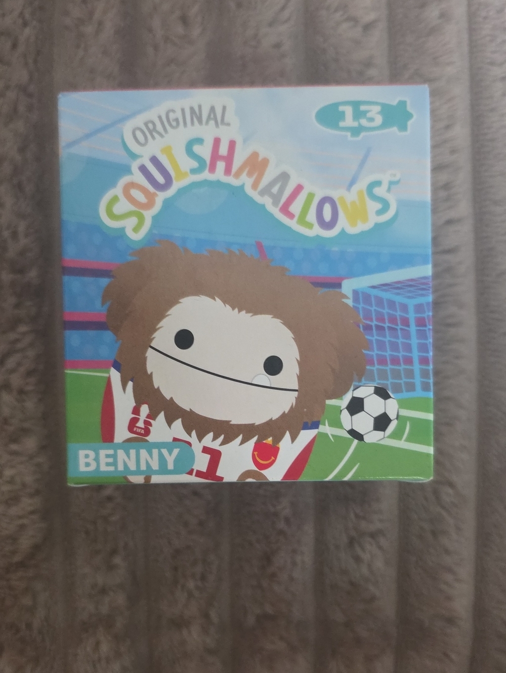 Squishmallows Benny Plush - Brown, White, Black